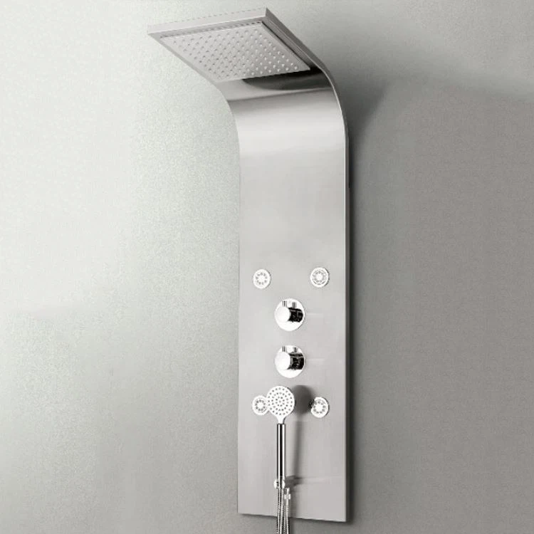 Brushed Nickel Shower Panel